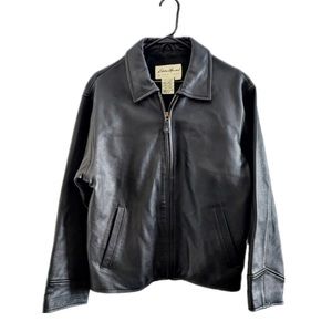 Women's Eddie Bauer Leather Zip Jacket